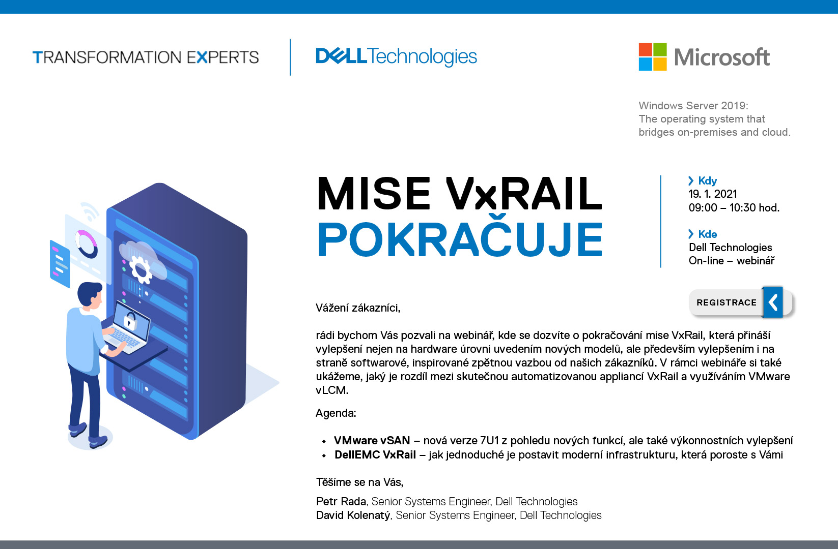 MISE VxRail POKRAČUJE